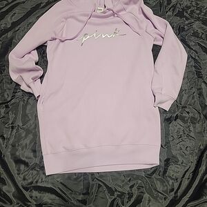 Victoria's Secret Lavender Sweatshirt with Silver Logo